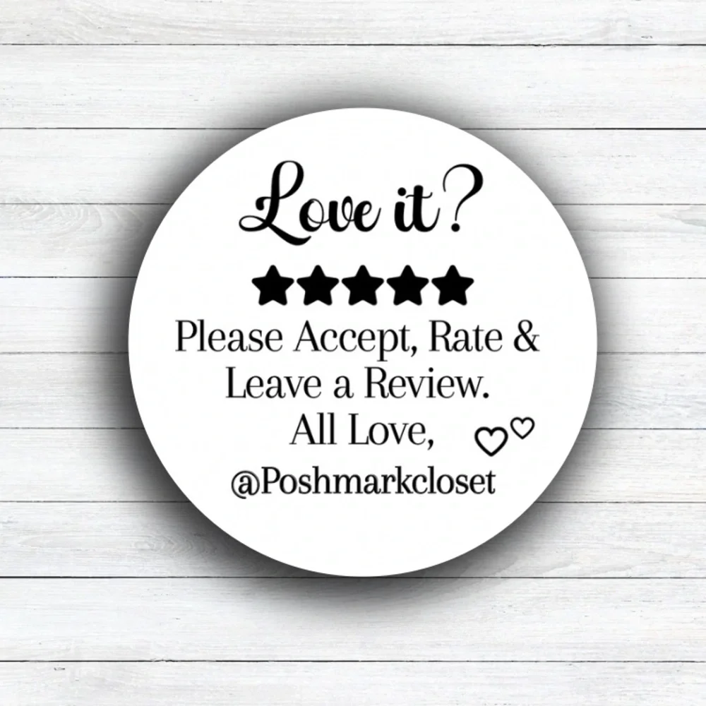 100 Love it? Leave a Review Stickers For Your Small Business